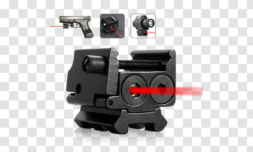 Sight Picatinny Rail Weaver Mount Firearm Pistol - Heart - Laser Gun Transparent PNG