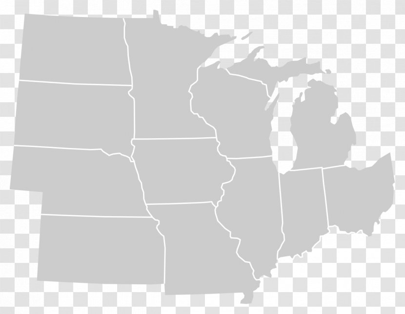 Wisconsin Western United States Blank Map U.S. State Federal Government Of The Transparent PNG