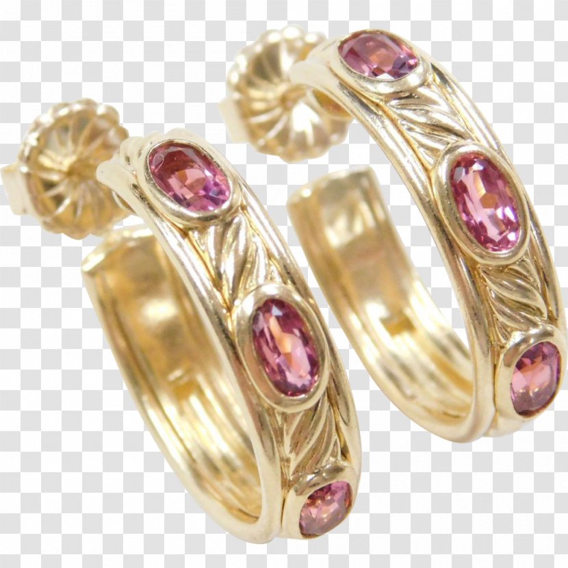 Ruby Earring Jewellery Estate Jewelry - Platinum - David Yurman Bracelet Transparent PNG