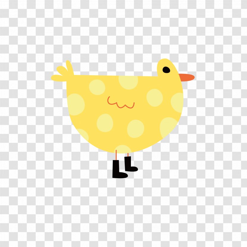 Chicken Bird Duck Yellow Illustration - Beak - Chick Creative Design Ai Transparent PNG
