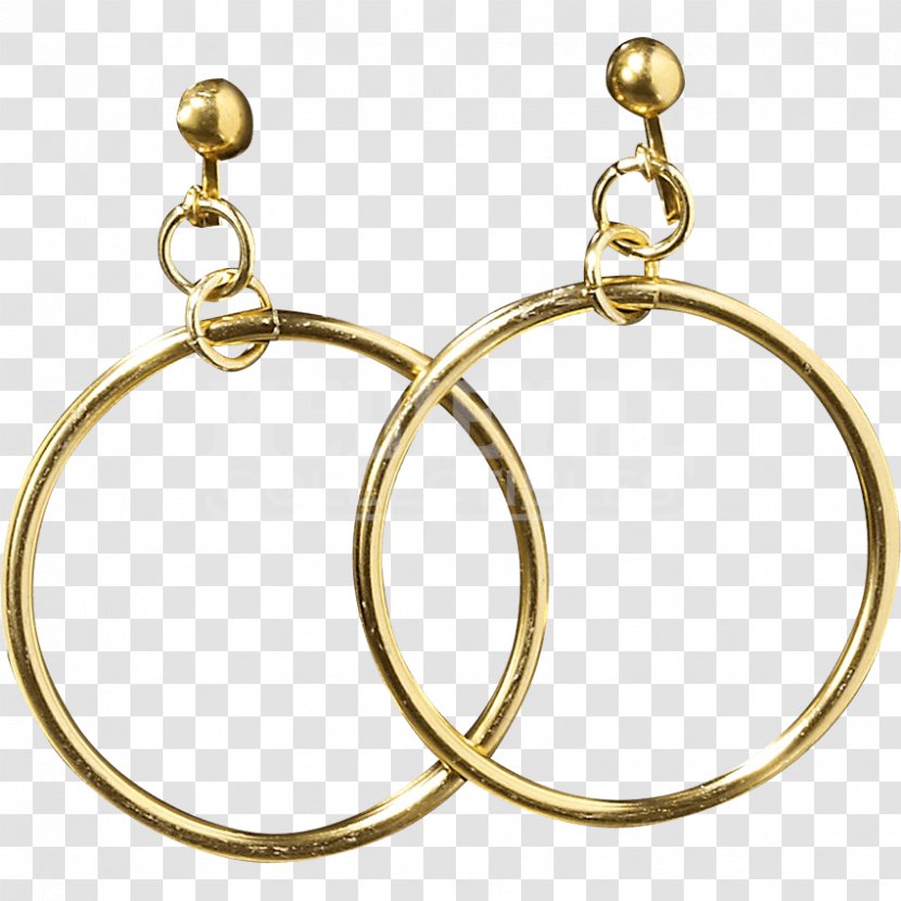 Earring Costume Gold Jewellery Clothing Accessories - Hat - Hoop Transparent PNG