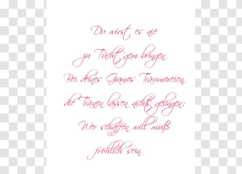 Calligraphy Wall Decal Font Love Pink M - Thailand Transparent PNG