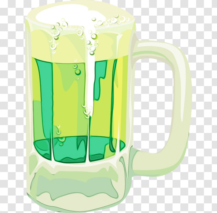 Green Mug Drinkware Tableware Pitcher Transparent PNG