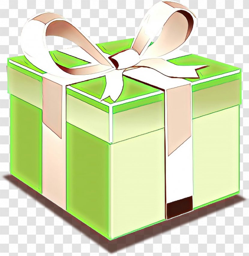 Green Background Ribbon - Organization - Packaging And Labeling Gift Wrapping Transparent PNG