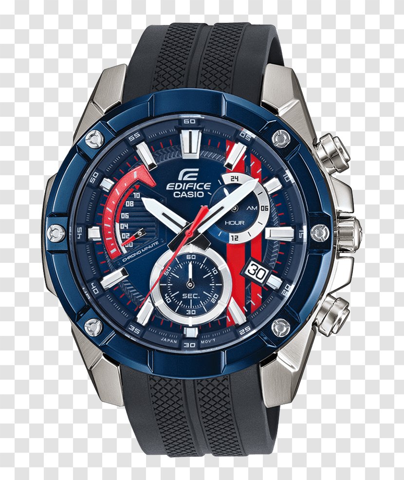 Scuderia Toro Rosso Casio Edifice Chronograph Watch Transparent PNG