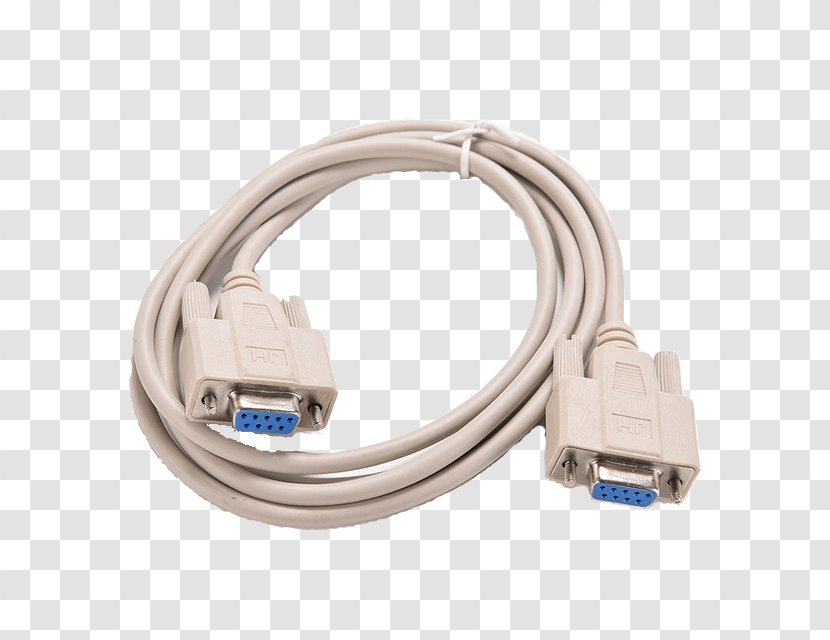 RS-232 Serial Cable Electrical Null Modem Port - USB Transparent PNG