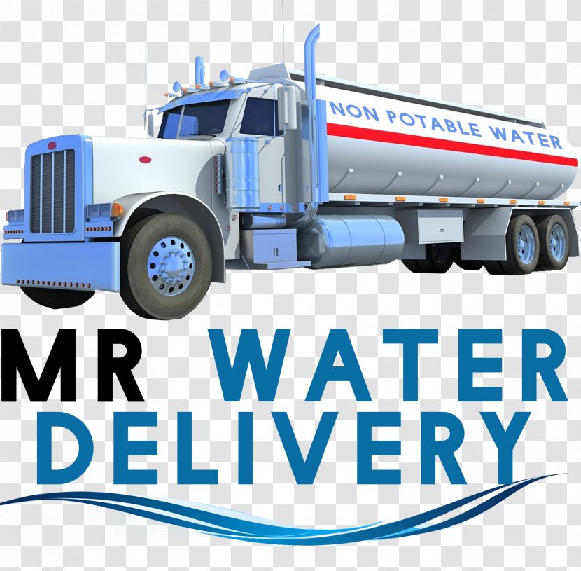 Mr Water Delivery Drinking Car - Public Utility Transparent PNG