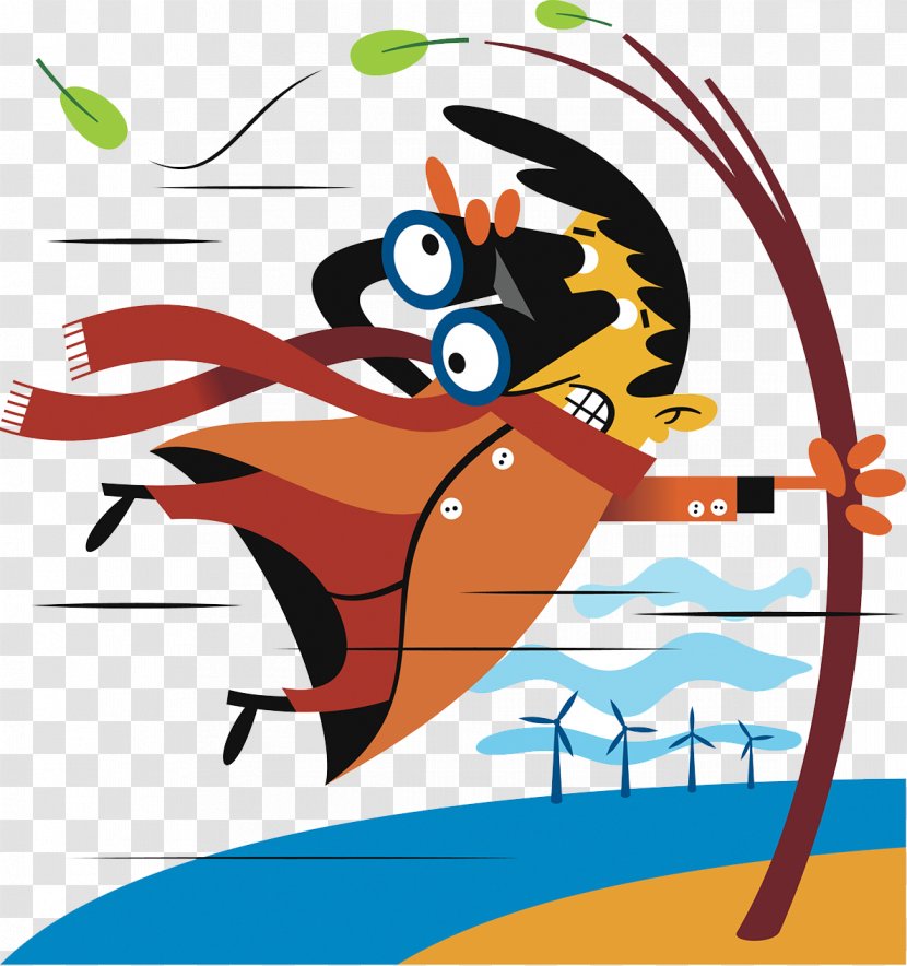 Wind Stock Illustration Photography Royalty-free - Fictional Character - Stormy Weather Transparent PNG
