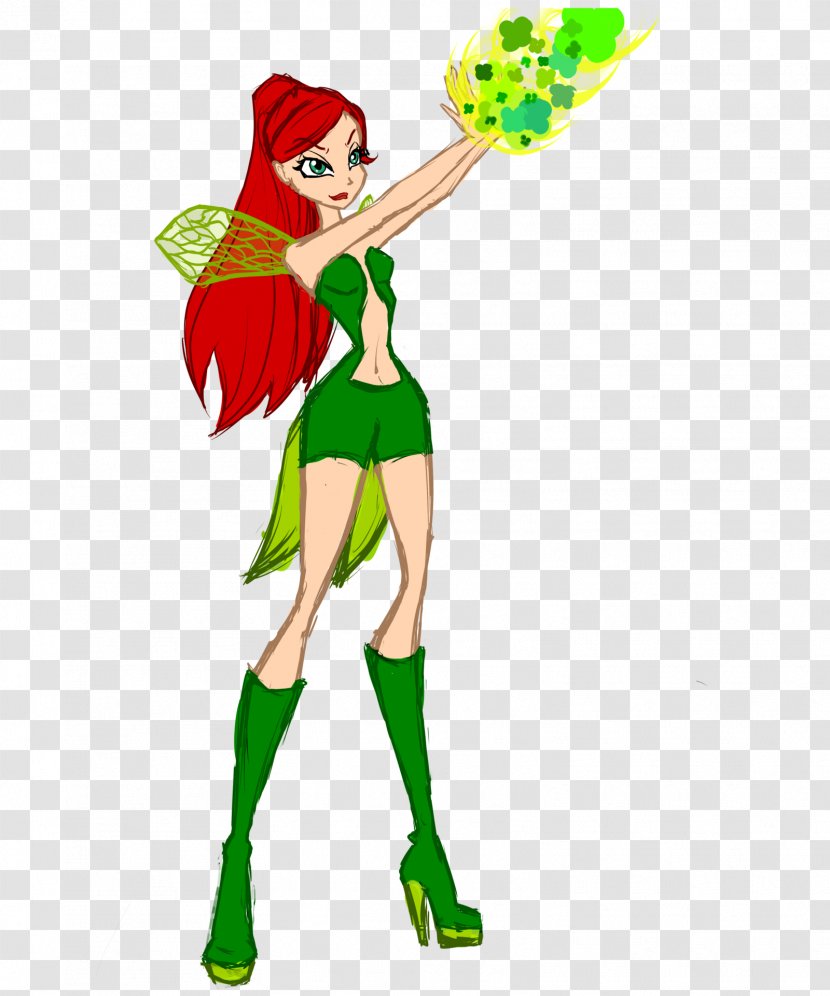 Green Costume Flower Clip Art - Clothing Transparent PNG