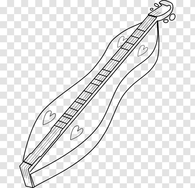 Appalachian Dulcimer Musical Instruments Clip Art - Cartoon Transparent PNG