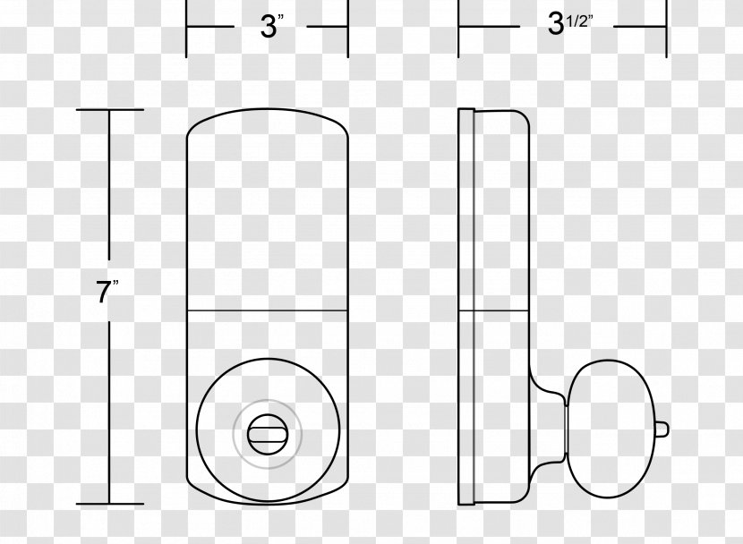 Door Handle Drawing Industry /m/02csf - Remote Keyless System - Electronic Locks Transparent PNG