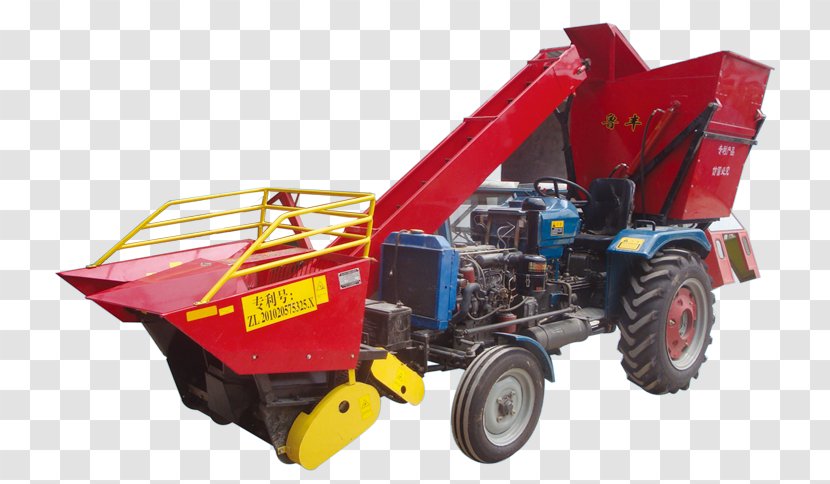 Tractor Corn Harvester Maize Machine - Vehicle - Knapsack Transparent PNG