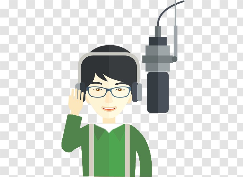 Radio Personality Royalty-free Announcer - Glasses Transparent PNG