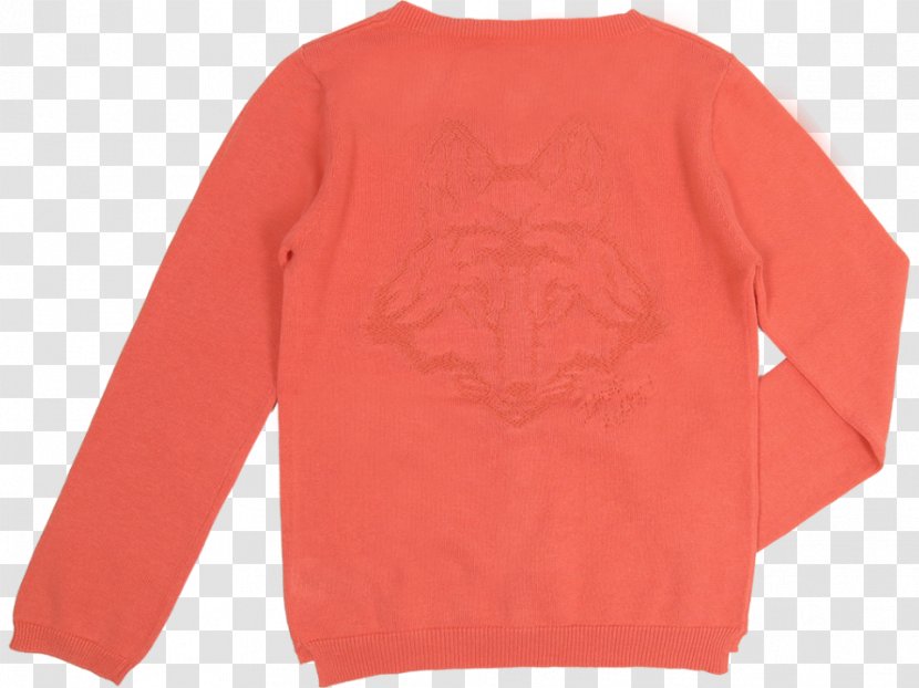 Long-sleeved T-shirt Sweater Bluza - Red - Coral Collection Transparent PNG