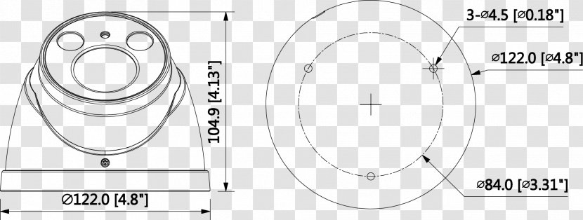 Video Cameras IP Camera 1080p Dahua Technology - Power Over Ethernet Transparent PNG