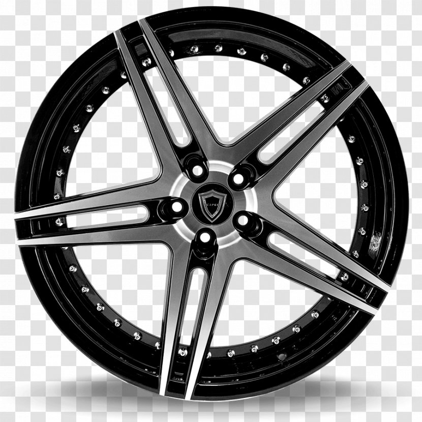 Alloy Wheel Tire Motorcycle Harley-Davidson - Black And White Transparent PNG