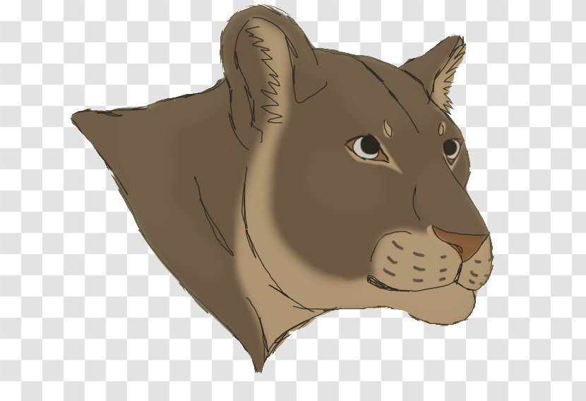 Whiskers Lion Cat Snout Dog - Puma Transparent PNG
