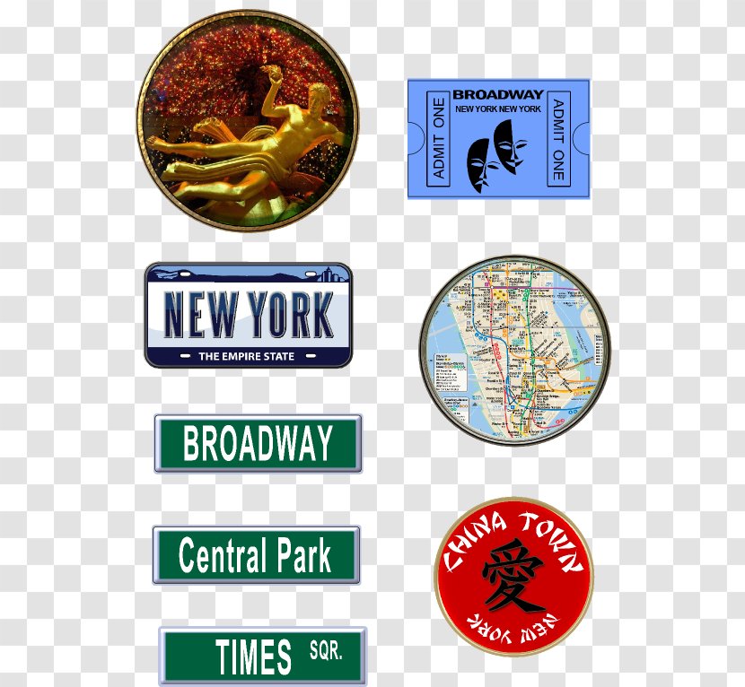 New York City Post Cards Rectangle Love Font - Icons Transparent PNG