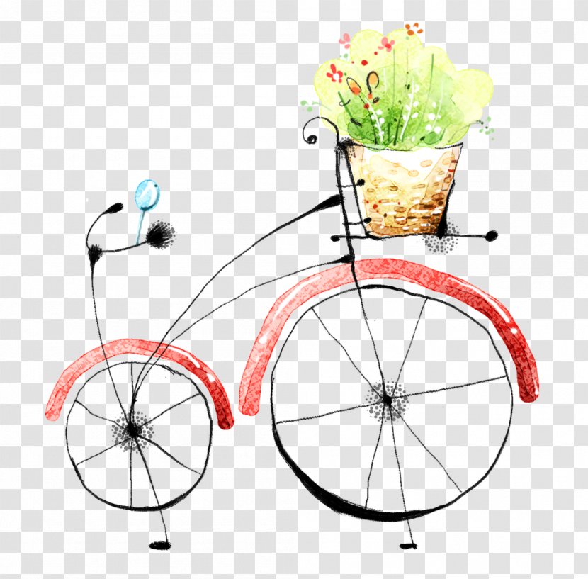 Bicycle Image Illustration Car Design - Accessory - Contained Transparent PNG