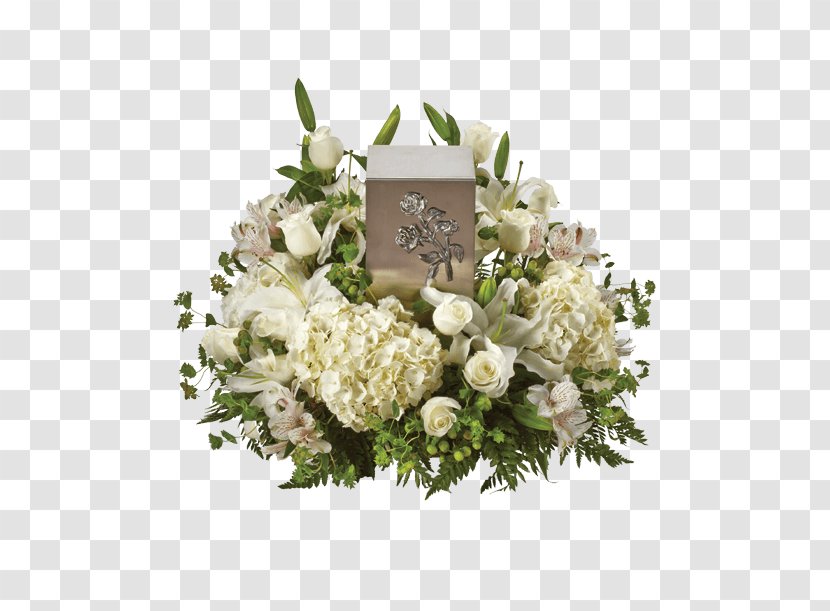 Floral Design Urn Funeral Flower Cremation - Cut Flowers Transparent PNG