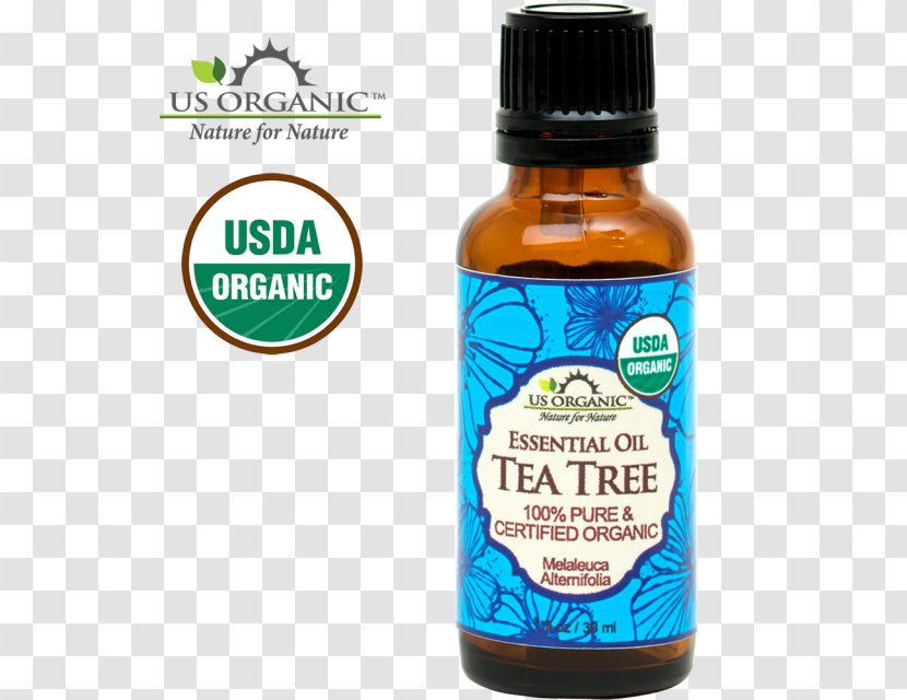 Organic Food Certification United States Essential Oil - Tea Tree Transparent PNG