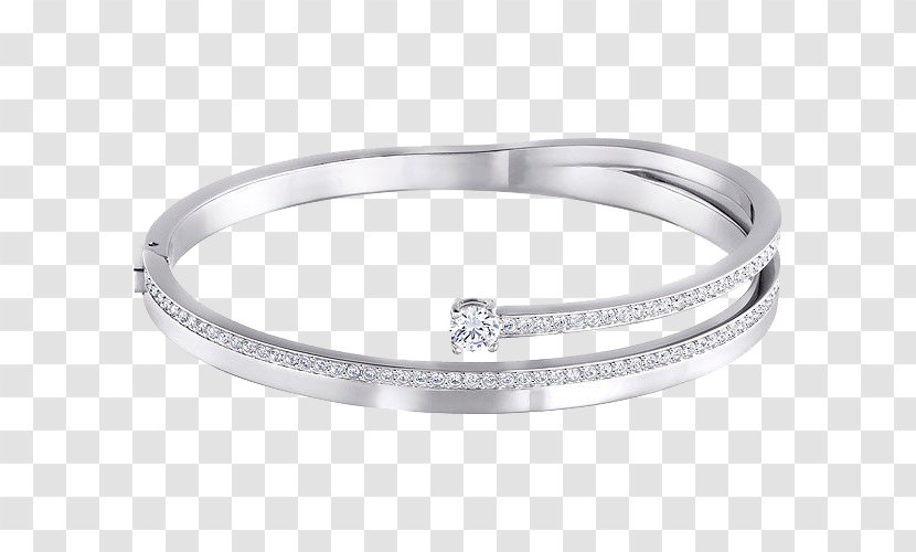 Queens Amazon.com Bangle Swarovski AG Bracelet - Clothing Accessories - Jewelry White Diamond Transparent PNG