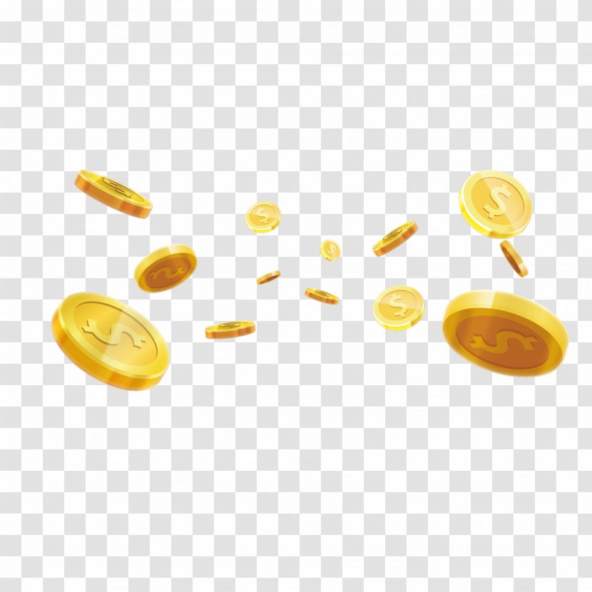 Gold Coin - Vector Space - Coins Transparent PNG