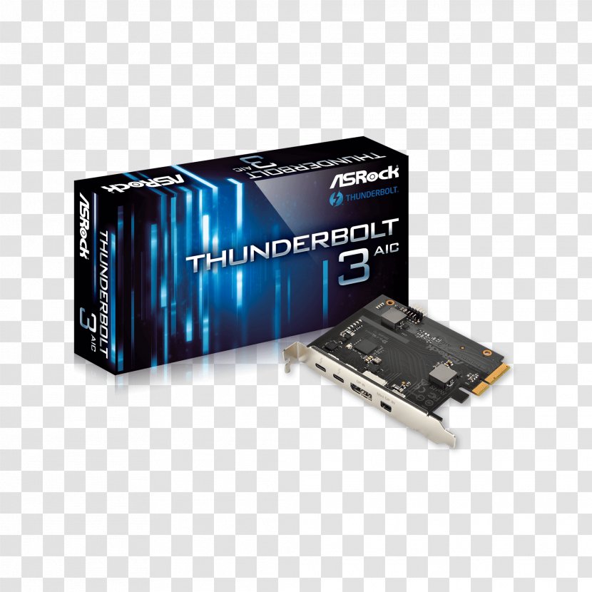 Thunderbolt PCI Express Mini DisplayPort Expansion Card - Conventional Pci - USB Transparent PNG