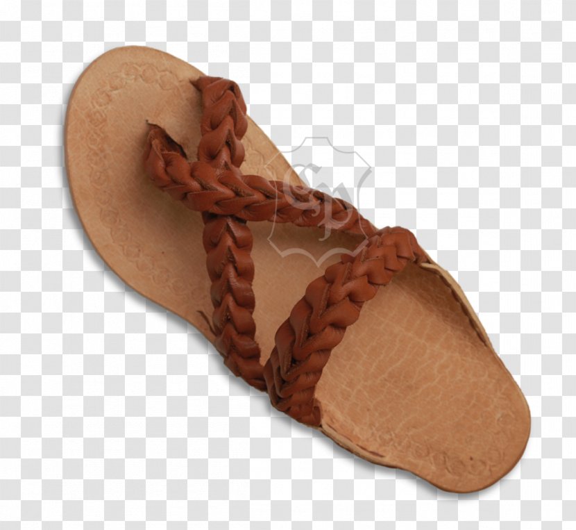 Middle Ages Sandal Shoe Leather Flip-flops - Flipflops Transparent PNG