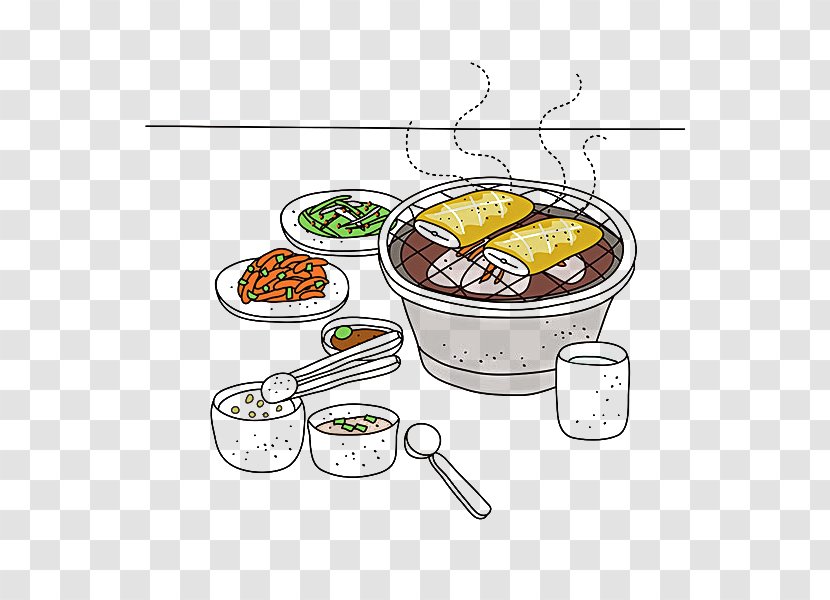 Barbecue Food Illustration Transparent PNG