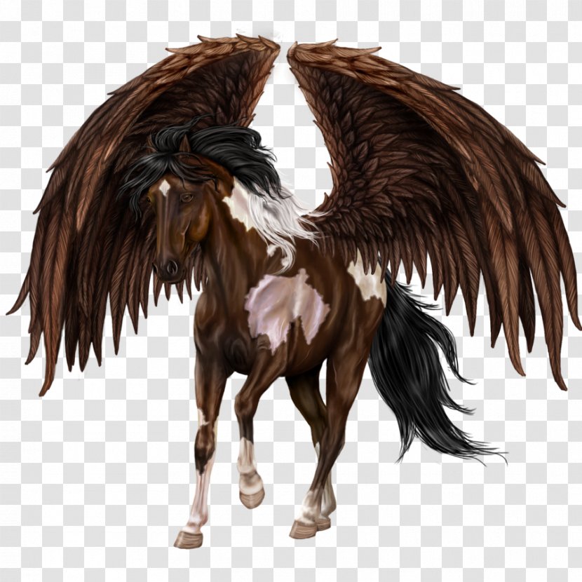 Mustang Howrse Mane Legendary Creature Pegasus Transparent PNG