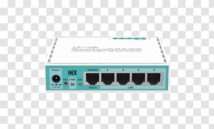 Gigabit Ethernet MikroTik RouterBOARD HEX RB750Gr3 - Mikrotik Routerboard Hex Rb750gr3 - Sea Port Transparent PNG