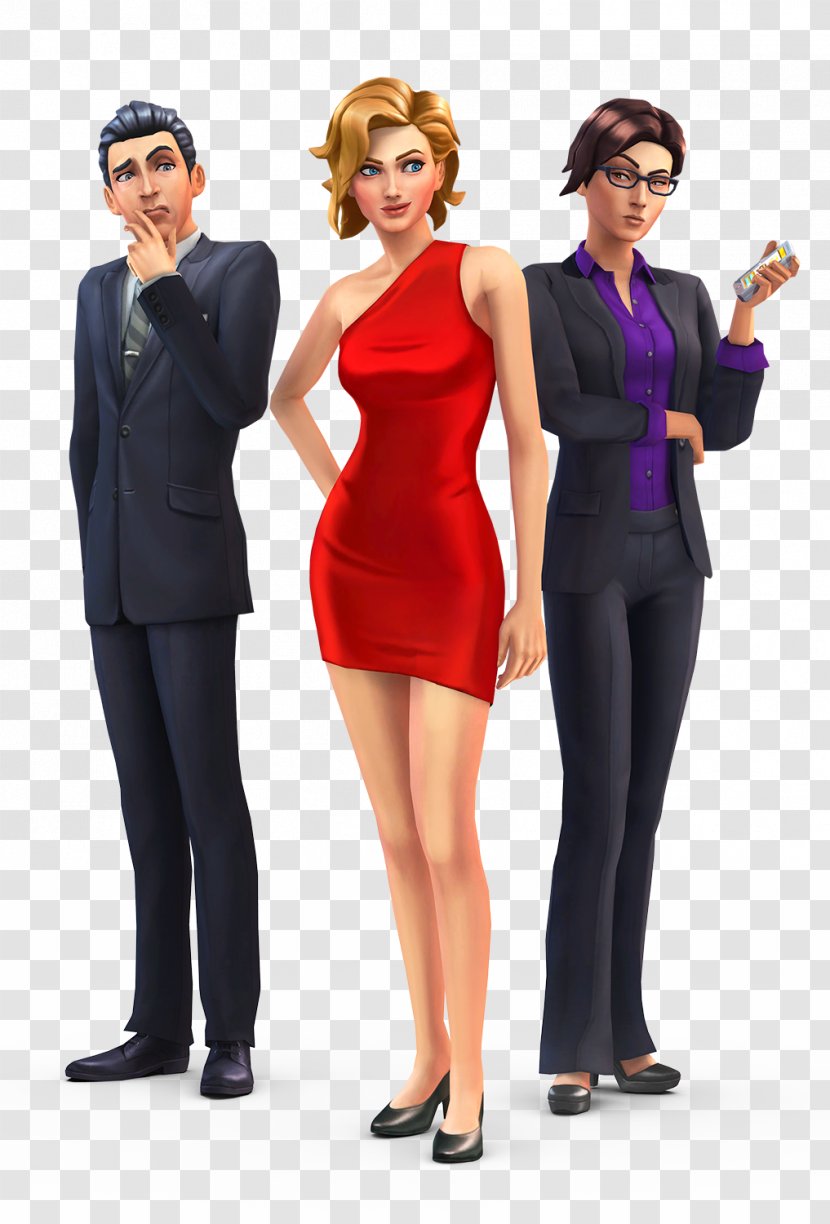 The Sims 4: Get To Work 3: Ambitions Cats & Dogs Generations Seasons - Fashion Model Transparent PNG