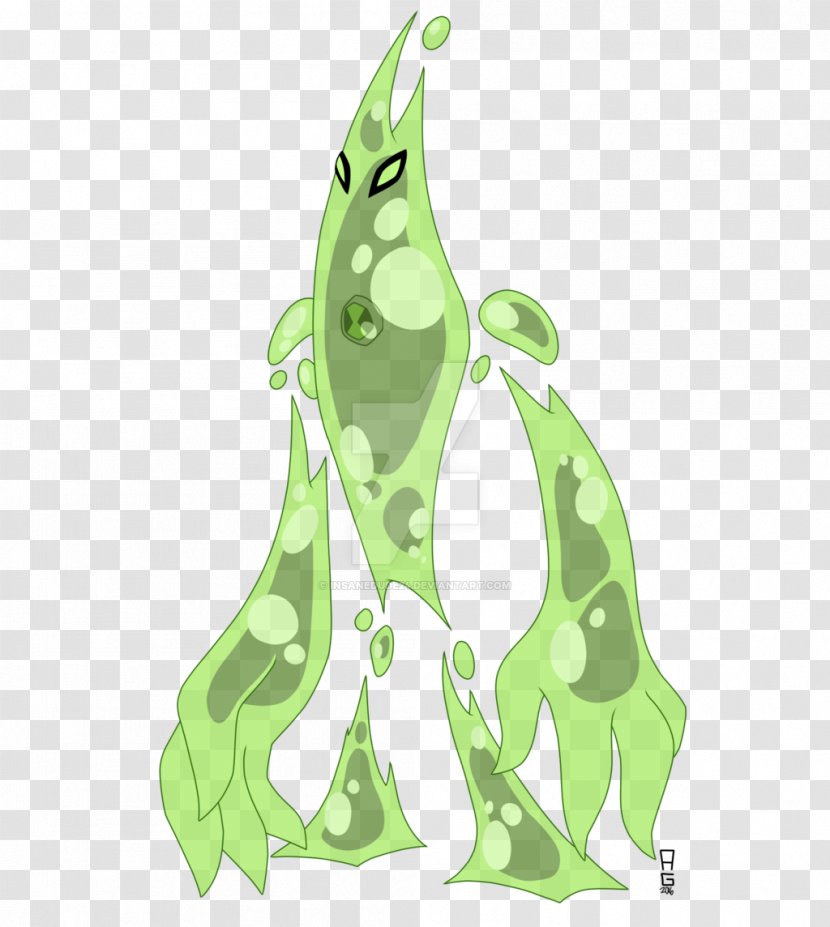 Ben 10 Ultimate Alien: Cosmic Destruction Swampfire Drawing - Secret Of The Omnitrix - Leaf Transparent PNG