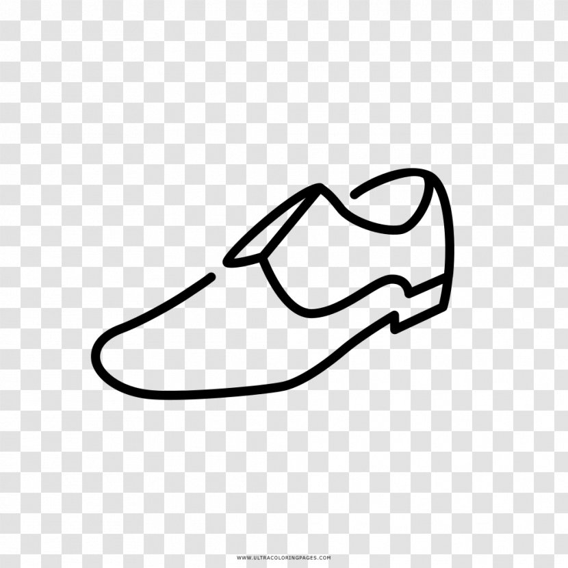 Coloring Book Drawing Shoe Sneakers Black And White - Logo - Bota Desenho Transparent PNG