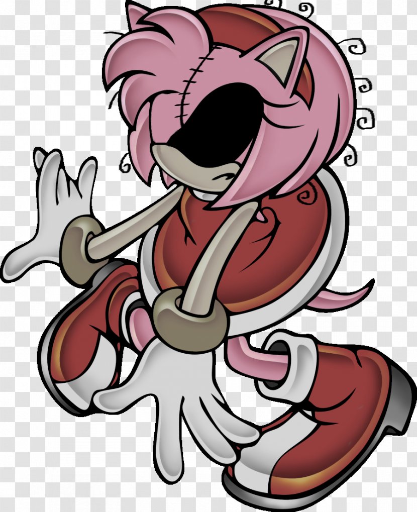 Sonic Adventure Heroes CD Amy Rose The Hedgehog - Flower - Red Ink Transparent PNG
