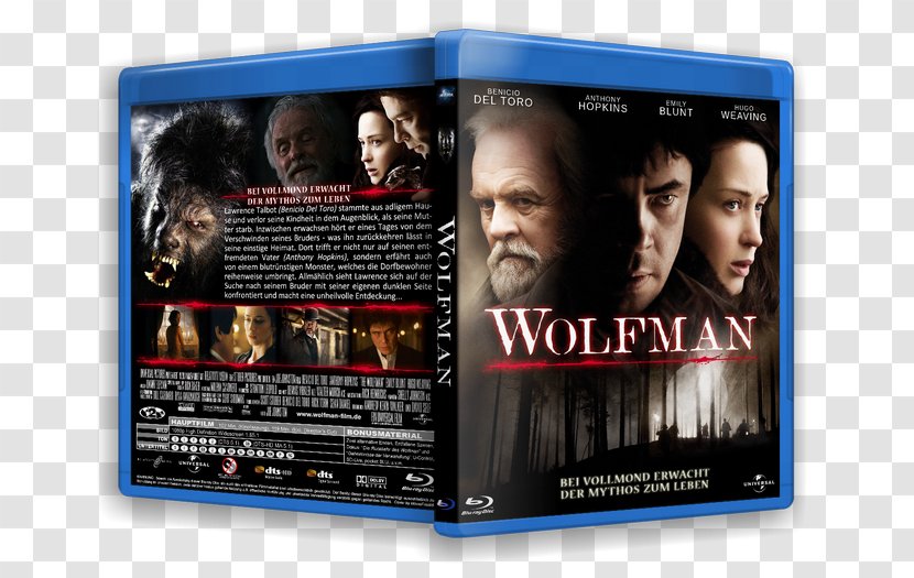 The Wolfman Gray Wolf Werewolf Film - Dvd Transparent PNG