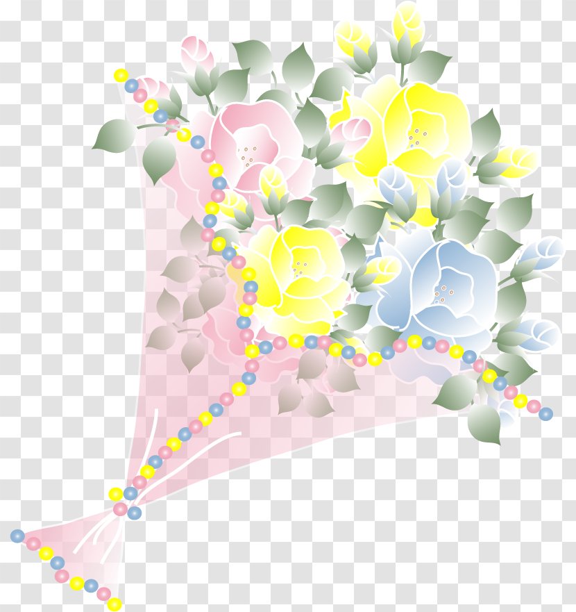 Illustration Petal Flower Graphic Design Text - Floral - Decorations Transparent PNG