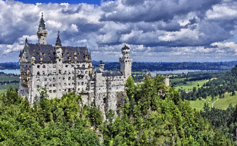 Hohenschwangau Castle Neuschwanstein Hotel - Bavaria Transparent PNG