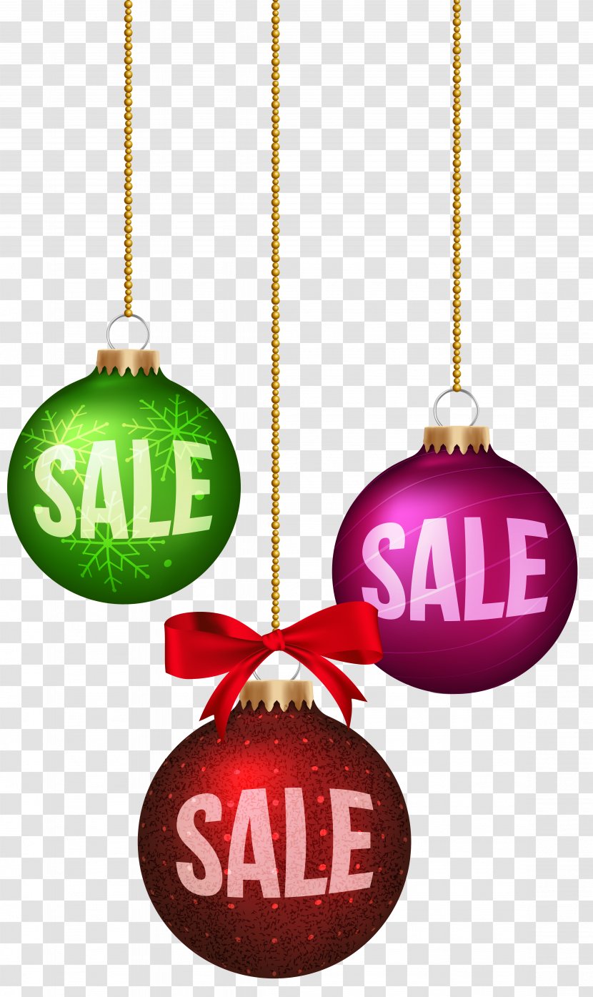 Christmas Ornament Day Candy Cane Santa Claus Clip Art - Decoration - Balls Sale Image Transparent PNG