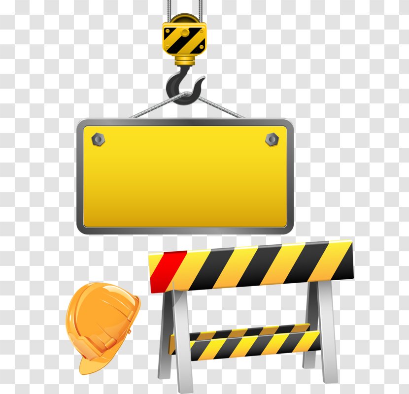 Architectural Engineering Royalty-free Illustration - Yellow - Crane Listed On Transparent PNG