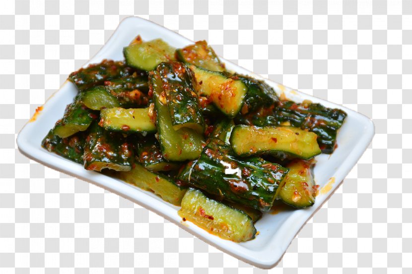 Korean Cuisine Chinese Cucumber Side Dish Vegetable - Food - Salad Transparent PNG