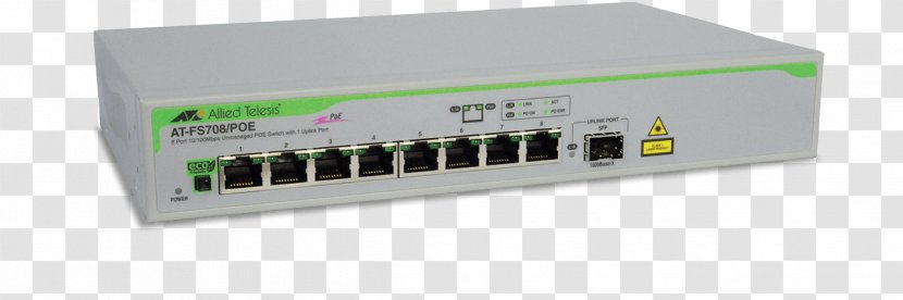 Wireless Access Points Small Form-factor Pluggable Transceiver Power Over Ethernet Network Switch Allied Telesis - Poe Transparent PNG