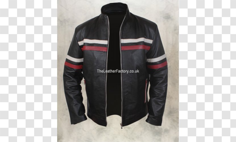 Leather Jacket Motorcycle Zipper Coat - Tanning Transparent PNG