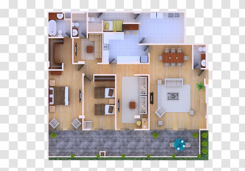Floor Plan Architecture Property Facade House - Apartment Transparent PNG