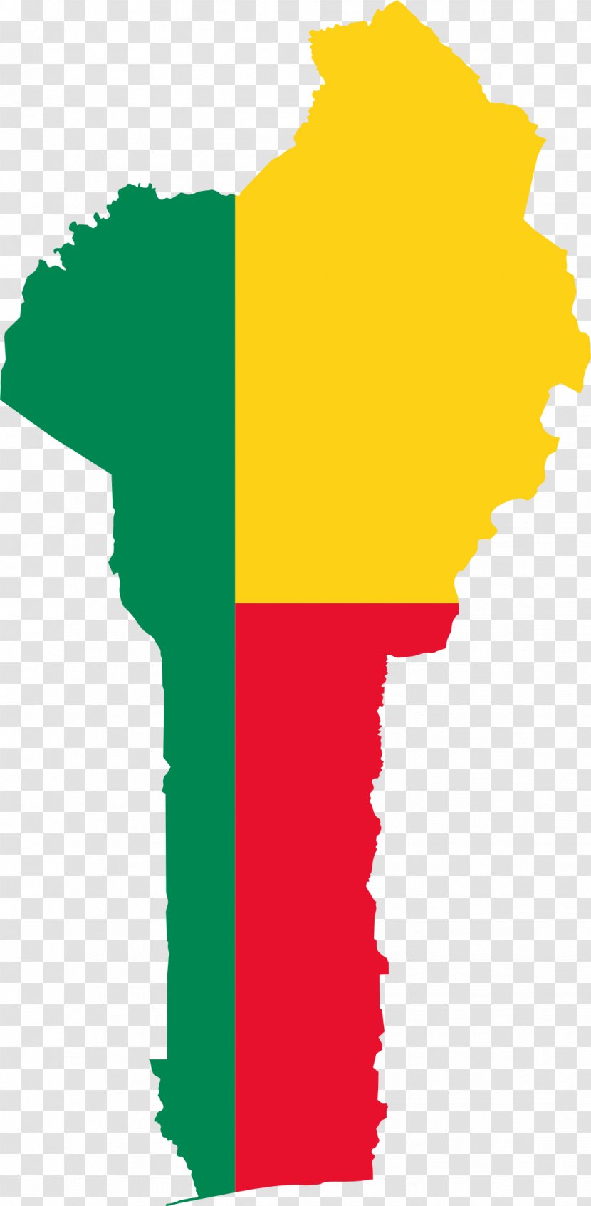 Flag Of Benin Karamanids Kingdom Map - Blank - Silhouette Transparent PNG