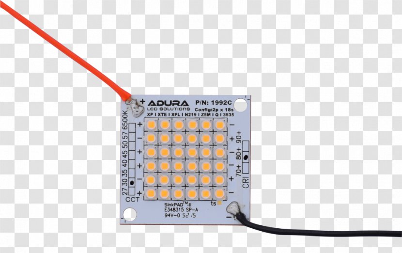 Light-emitting Diode XHP ADURA LED Solutions Die Zori - Xhp - Led Board Transparent PNG