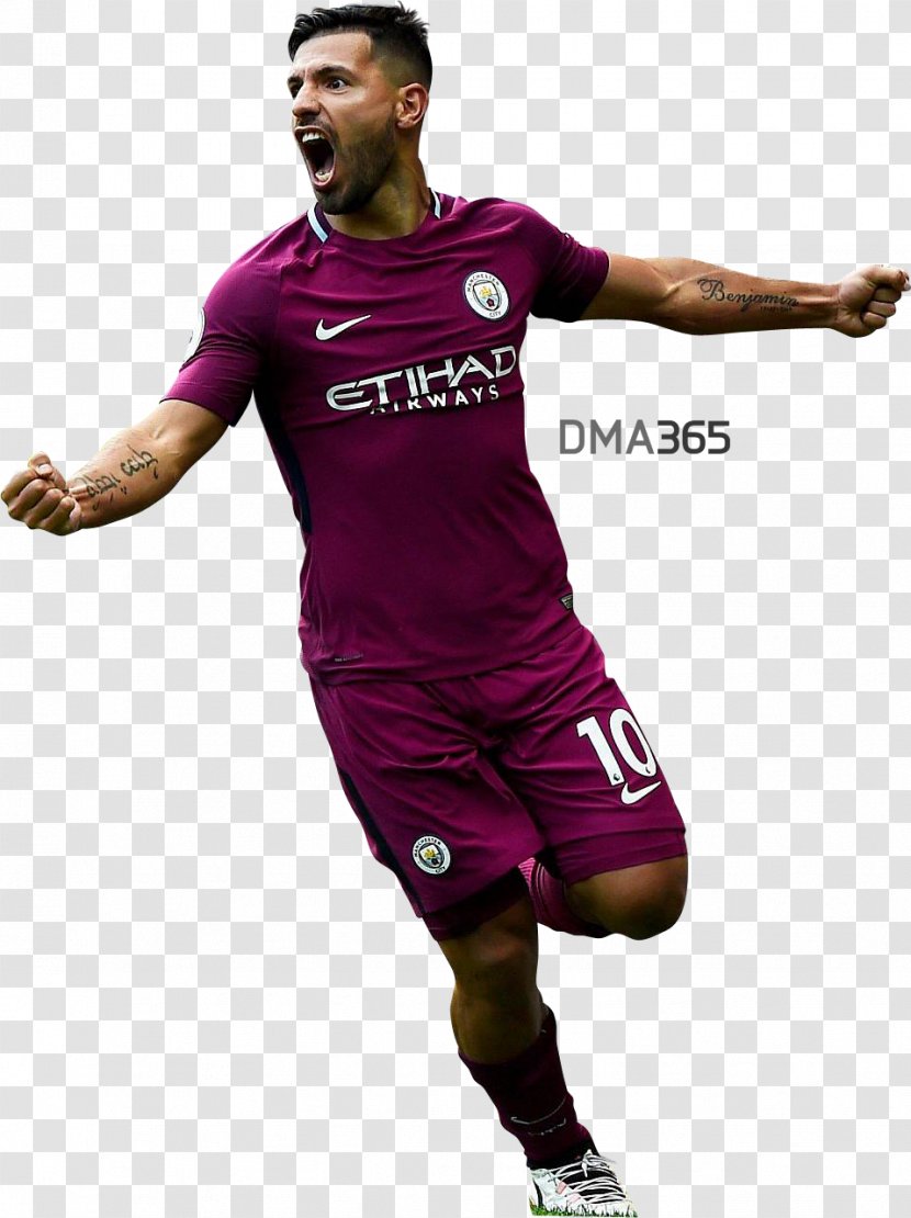 Sergio Agüero Manchester City F.C. Jersey Football Player - Forward - Romero Transparent PNG