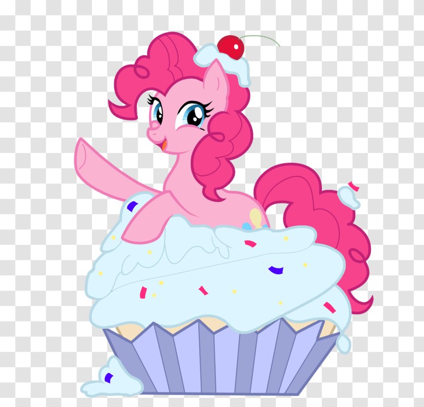 Pinkie Pie Cupcake Applejack Rainbow Dash Twilight Sparkle - Flower - Silhouette Transparent PNG