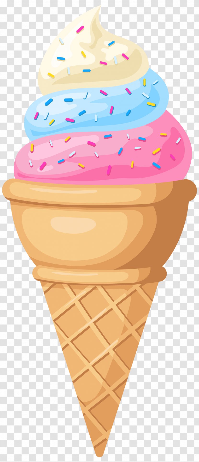 Ice Cream Cones Neapolitan Snow Cone Transparent PNG